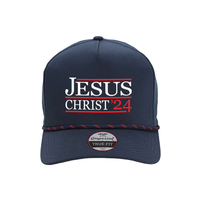 Jesus Christ '24 Navy Blue Rope Hat