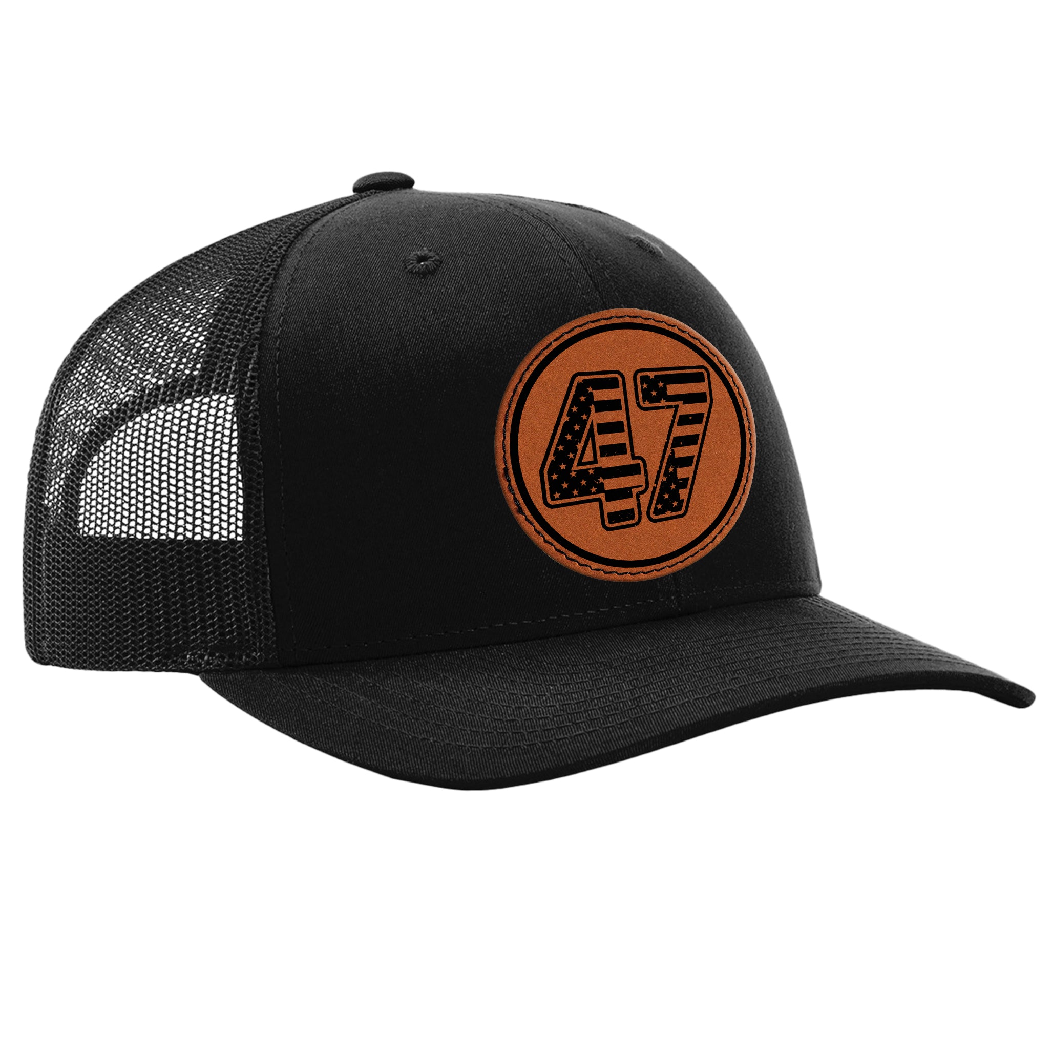 47 Leather Patch Hat