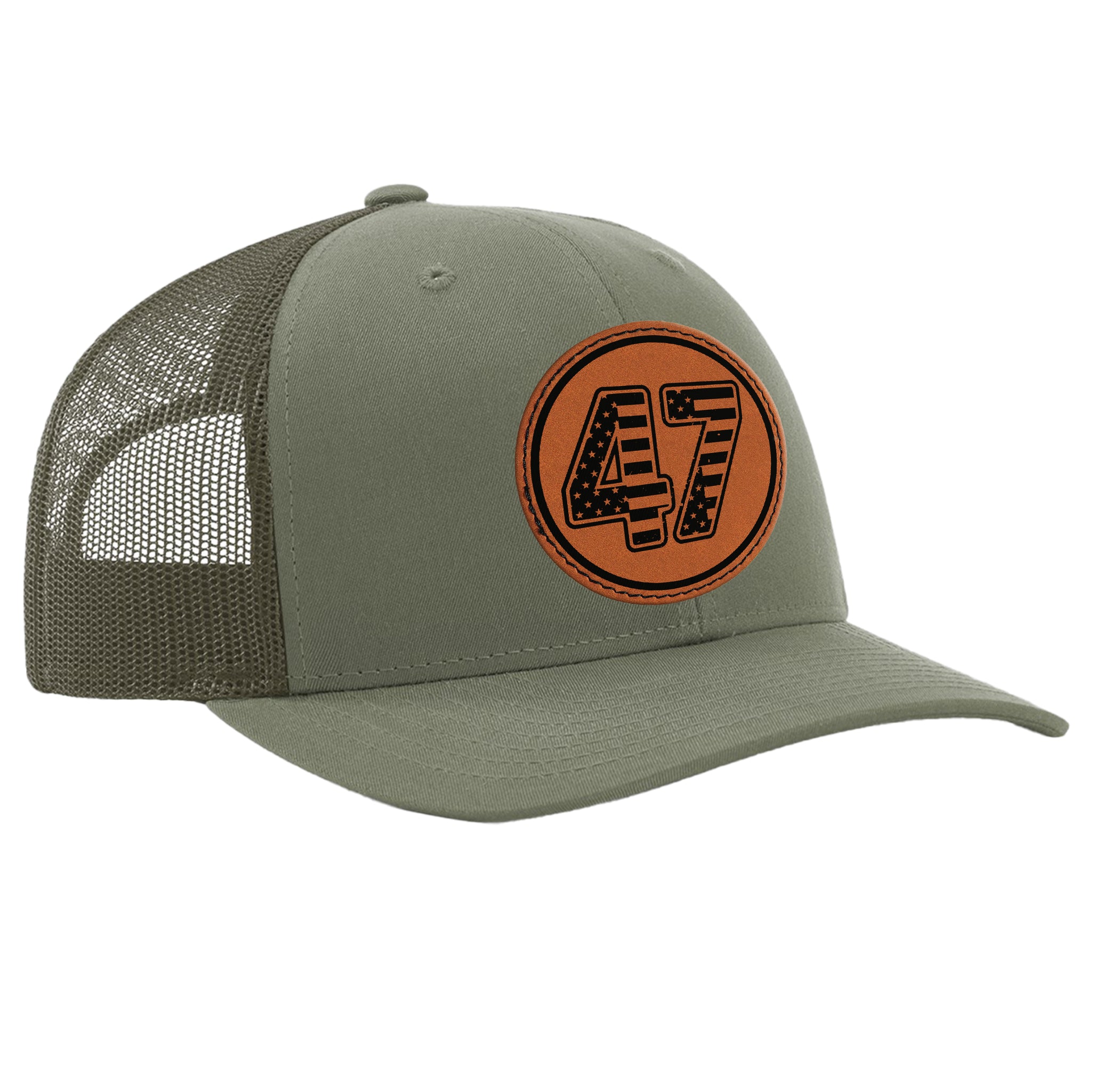 47 Leather Patch Hat