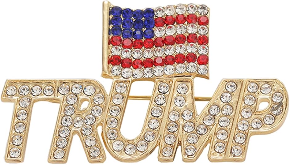 Trump Flag Brooch