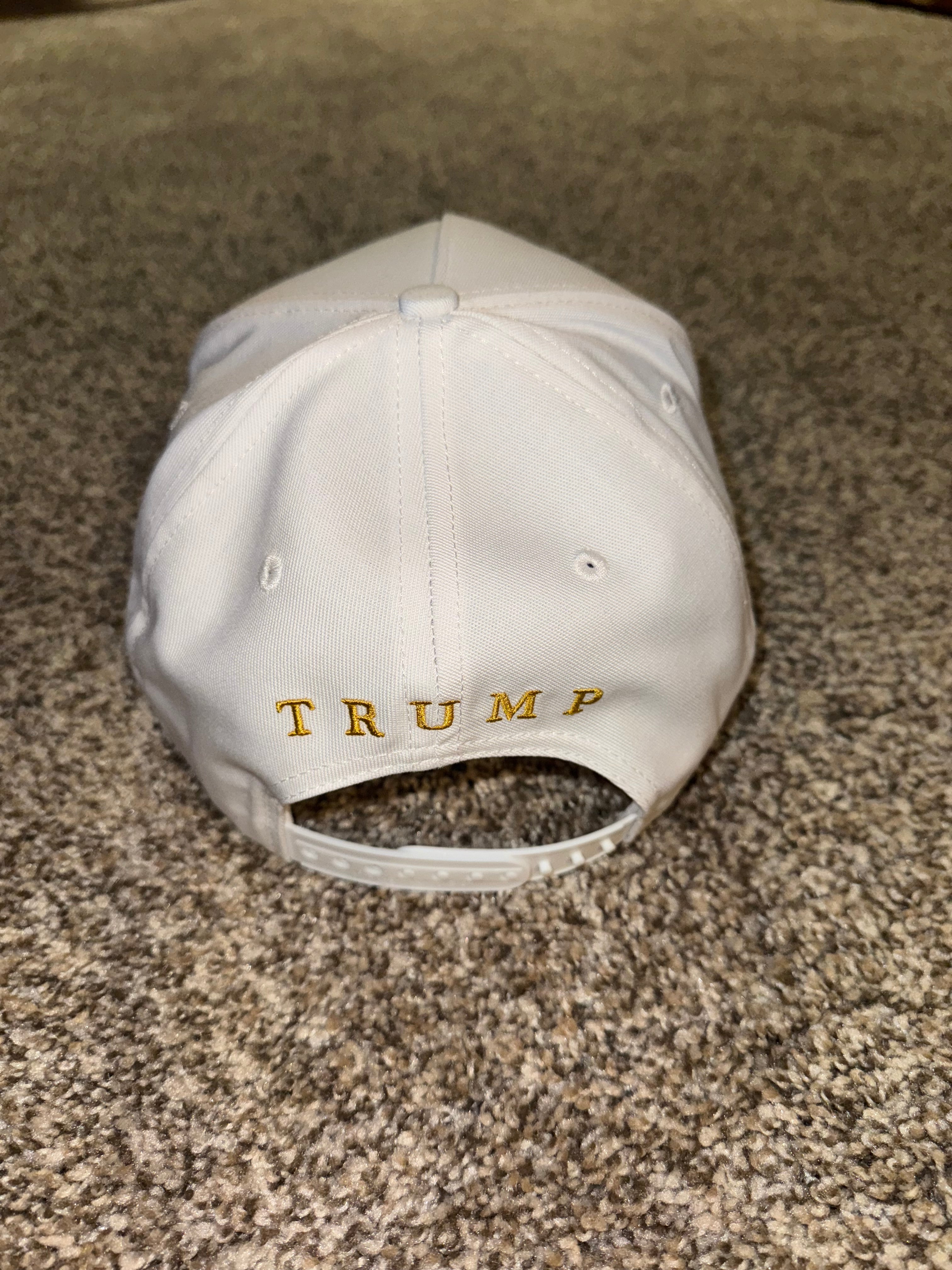 *Signed* White Make America Great Again Hat