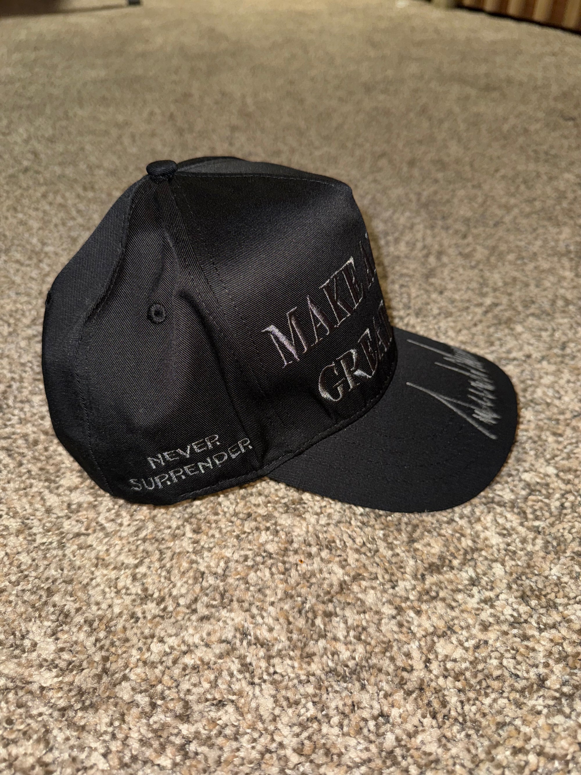 *Signed* Black Make America Great Again Hat