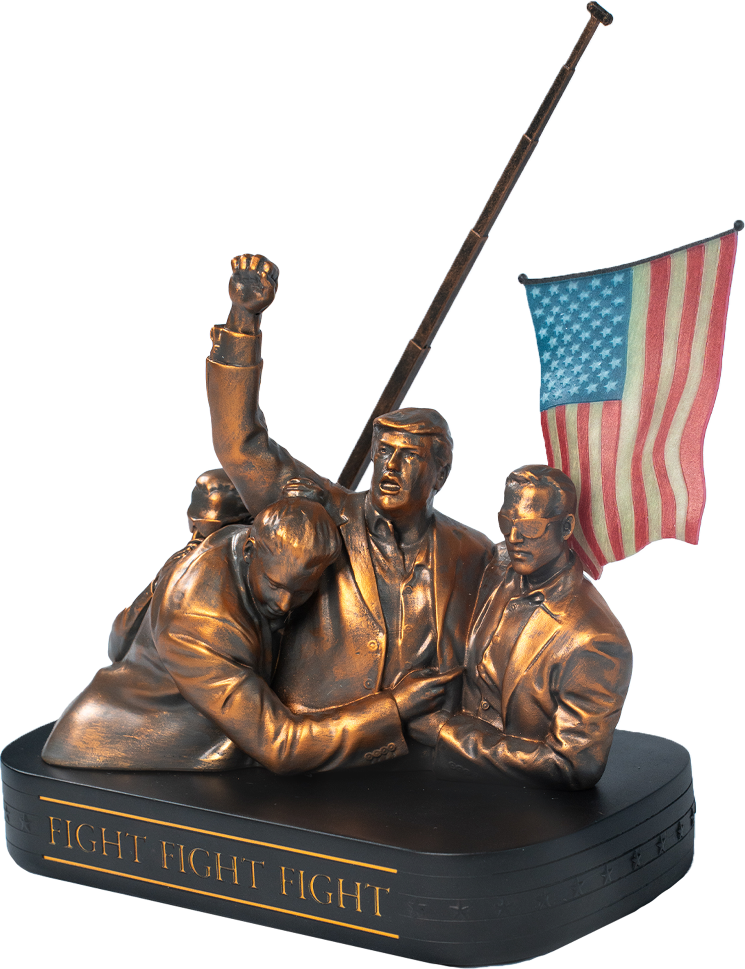 Donald J Trump Fight Fight Fight Sculpture God Bless The USA Donald J Trump Fight Fight Fight Sculpture God Bless The USA