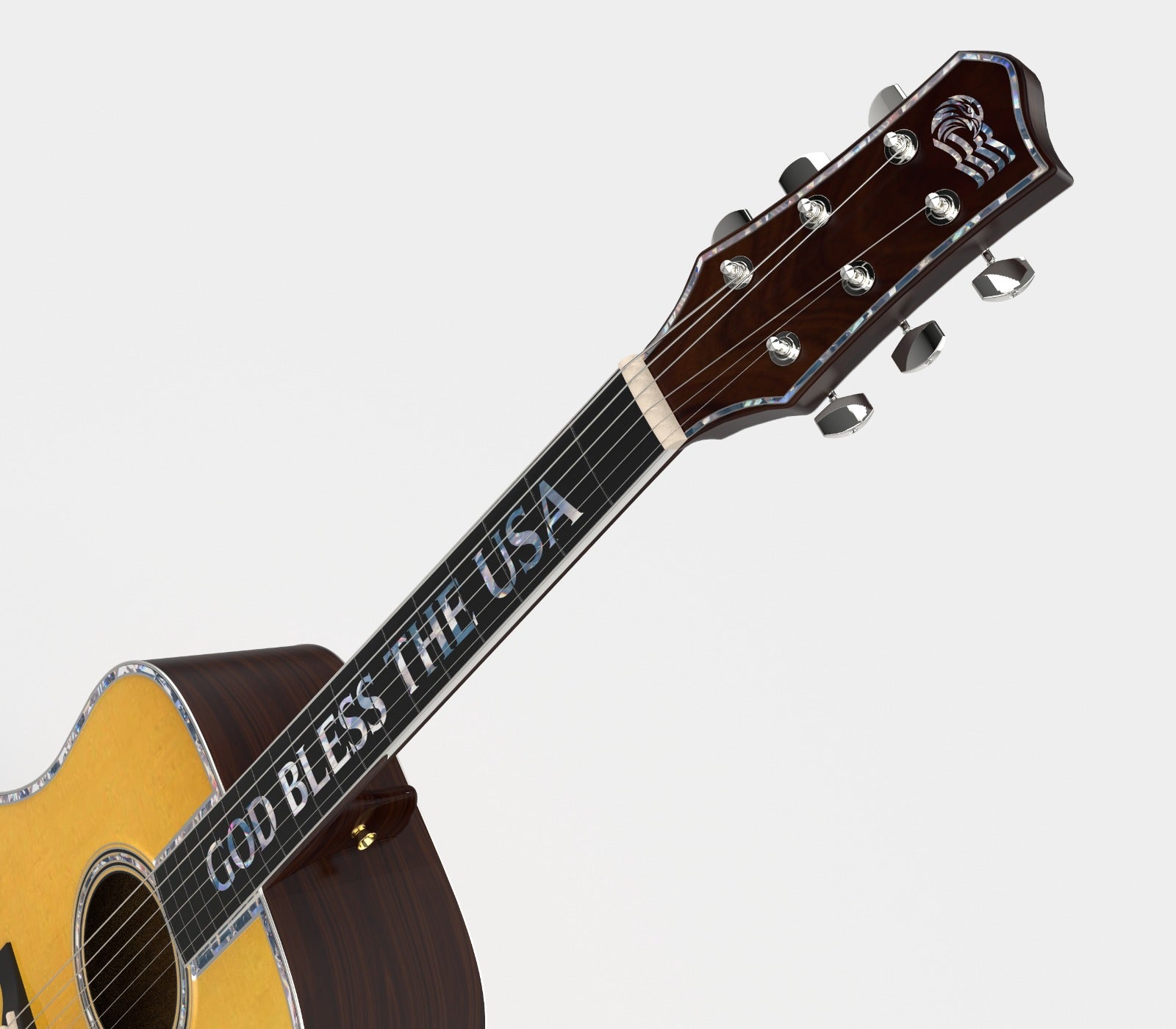 God Bless The USA Guitar