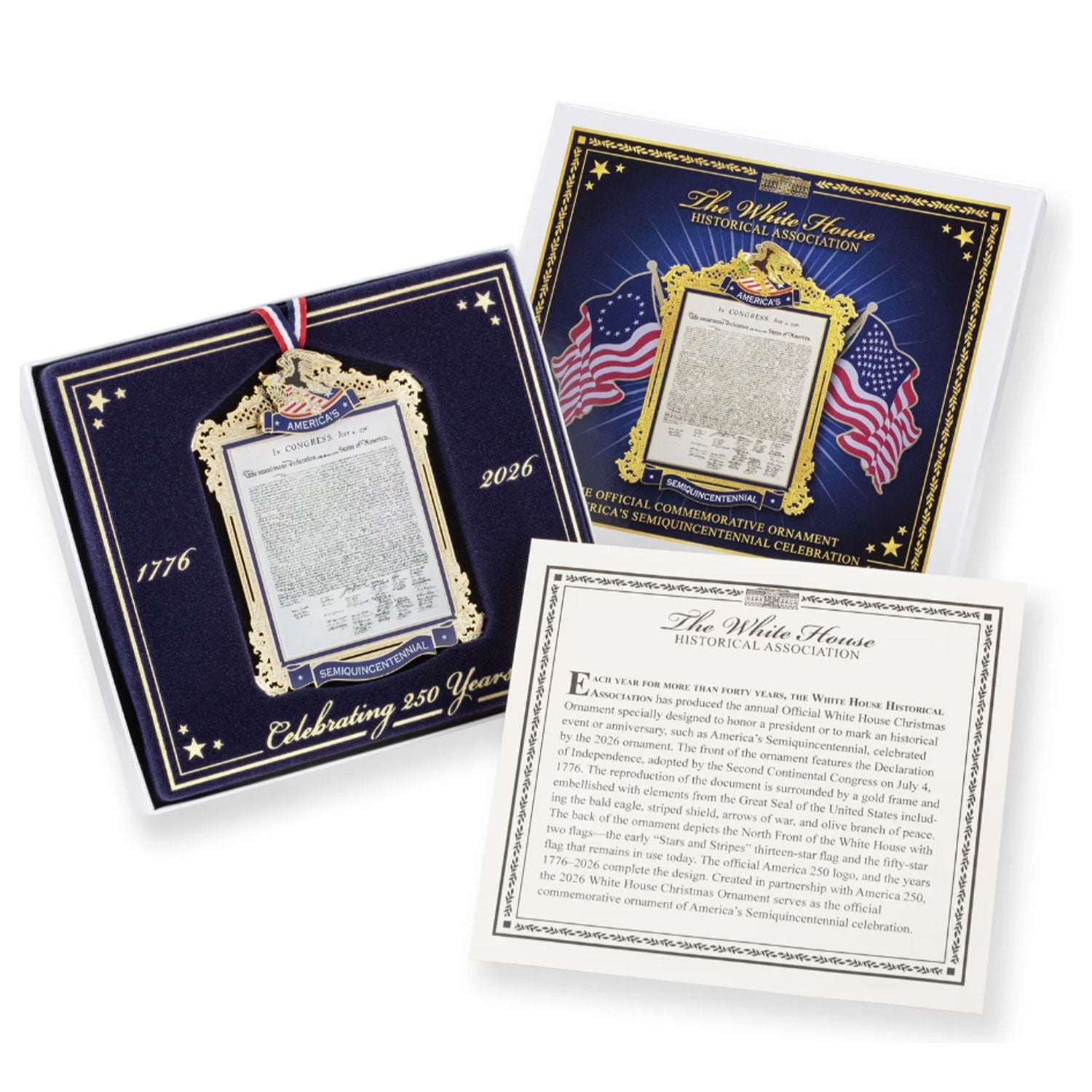 Preorder: America250 Official Christmas Ornament