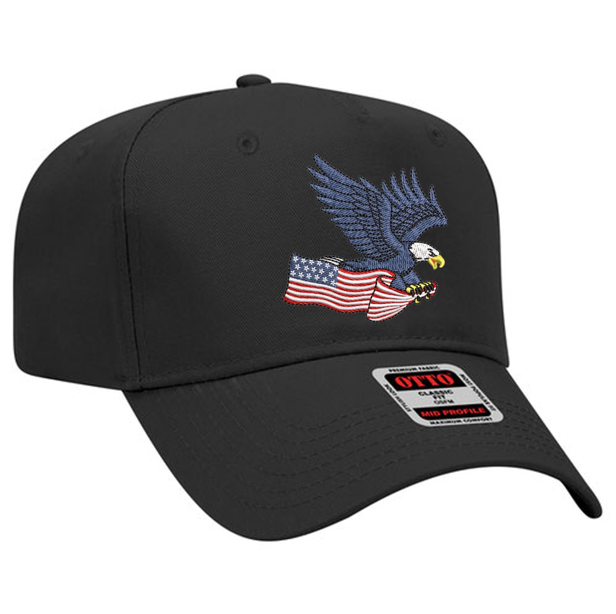 Eagle & Flag Snapback Hat