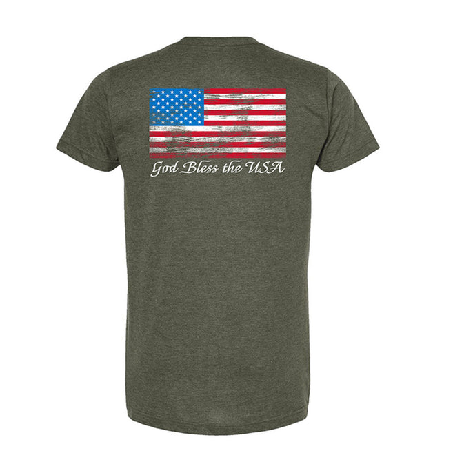 God Bless The USA Flag Tee