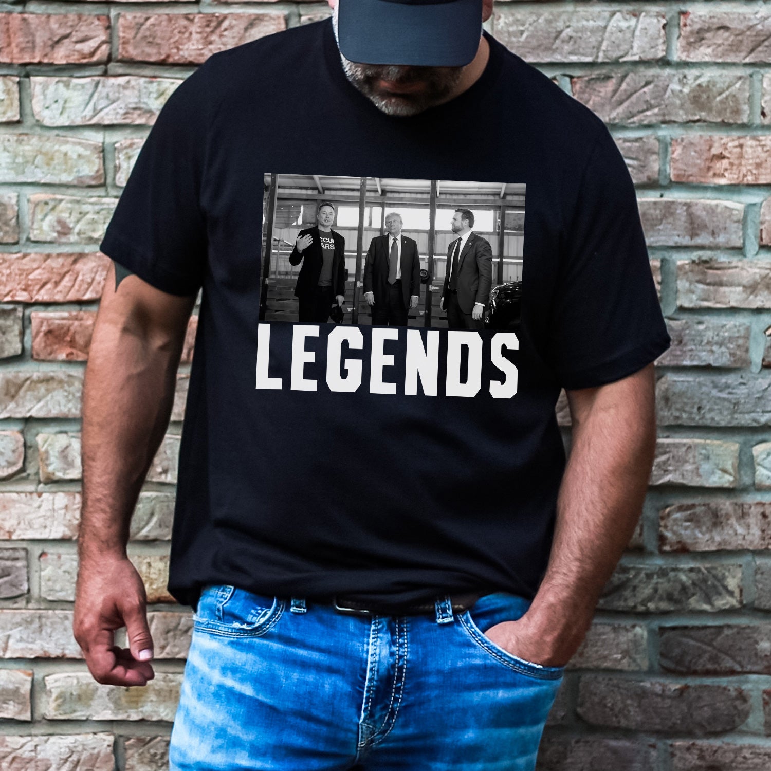 Elon, Trump, & Vance Legends Tee