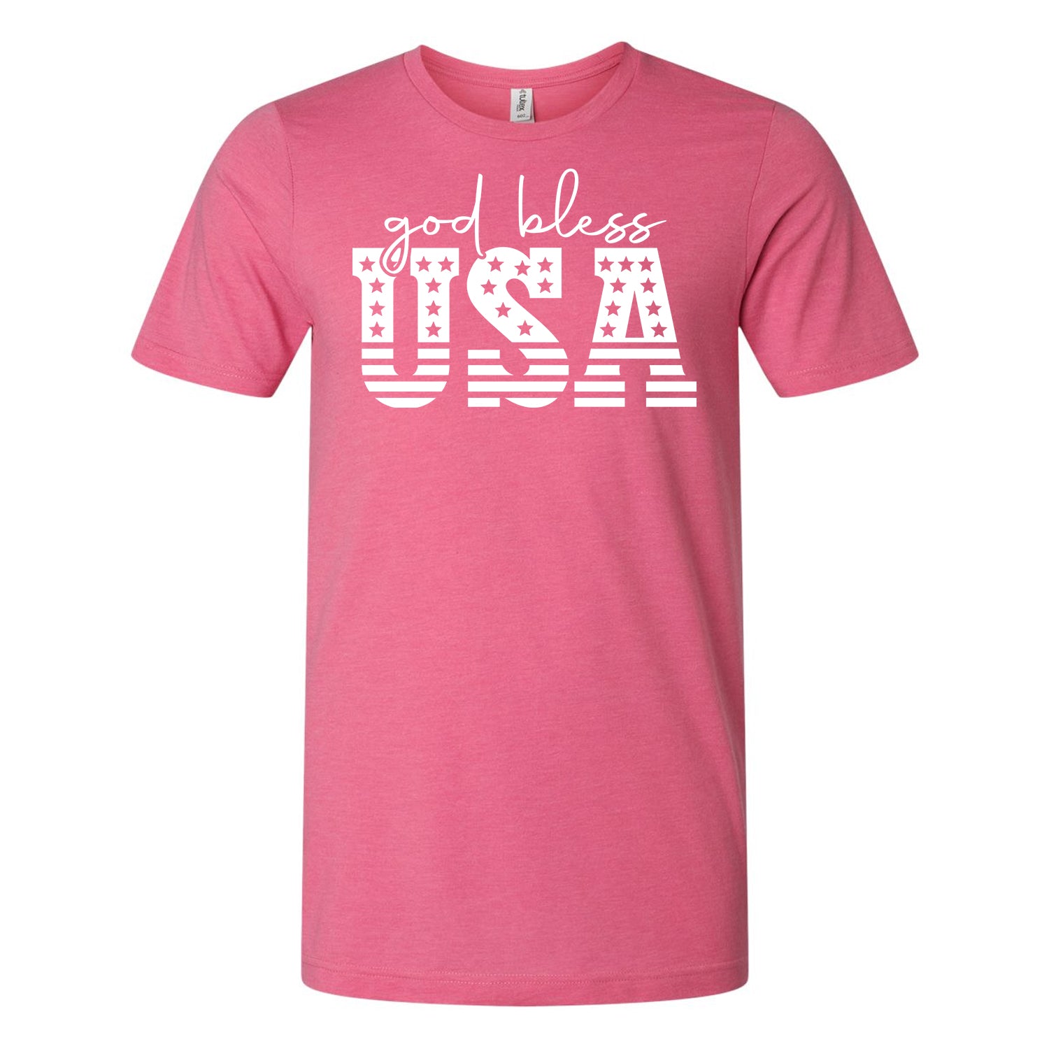 God Bless The USA - Ladies Star Tee